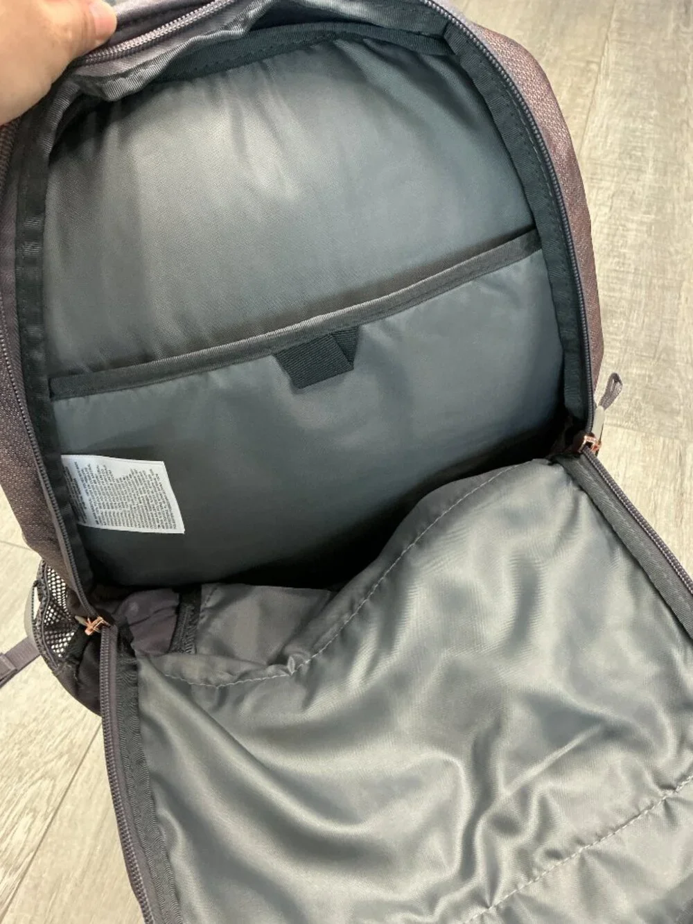The North Face Jester Backpack FlexVent Purple Laptop School Travel Daypack